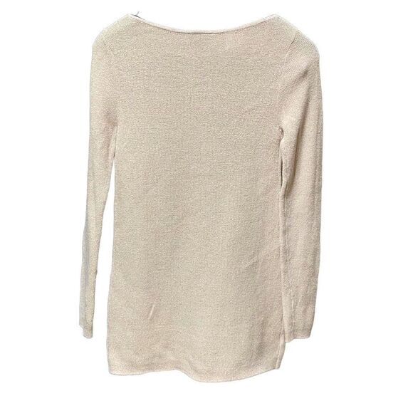🌟70% OFF🌟 Ann Taylor Brown Glimmer Cream along Sweater - Picture 2 of 2